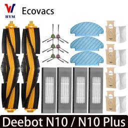 Robô Aspirador Peças De Reposição, Acessórios, Escova Lateral Principal, Filtro Hepa, Saco De Pó, Mop Pano, Ecovacs Deeboot N10, N10 Plus - Image 1