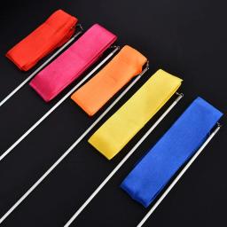 Nova marca prachtige 4m profissional ginástica lint ritmische ginástica lint ballet lint dans arte ritme venda quente - Image 1