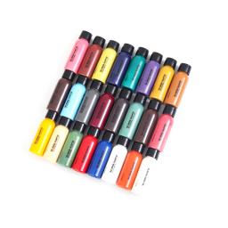 Couro Conjunto De Pintura De Couro, Artesanato DIY, Borda Elástica, Tintura De Óleo, Repair Tool Sets, Acessórios Leathercraft, 30ml - Image 6