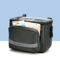 Bolsa de guidão de bicicleta com tela sensível ao toque, MTB, cesta de bicicleta, bolsa pannier, bolsa de armazenamento como mochila de ombro - Image 3