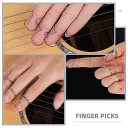Palhetas De Guitarra Oca De Metal, Palhas De Banjo, Dedo De Bandolim, Instrumento Musical, Ring Bass - Image 4
