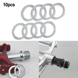 Aço inoxidável Pedal Spacer para Bike Crankset Proteção, Peças de bicicleta, Acessórios de ciclismo, Montando Cor Prata - Image 6