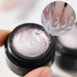 Gel de esmalte ímã para olhos de cristal Cat, laca de gel embebido UV, verniz magnético para manicure, brilho brilhante, 9D, 1Jar, 5ml - Image 1