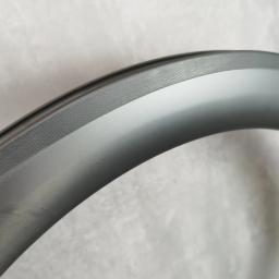Aro de roda de carbono 700C, conjunto de rodas de bicicleta de estrada, clincher/tubeless/tubular ud fosco, 20-24 furos, roda de freio em V - Image 2