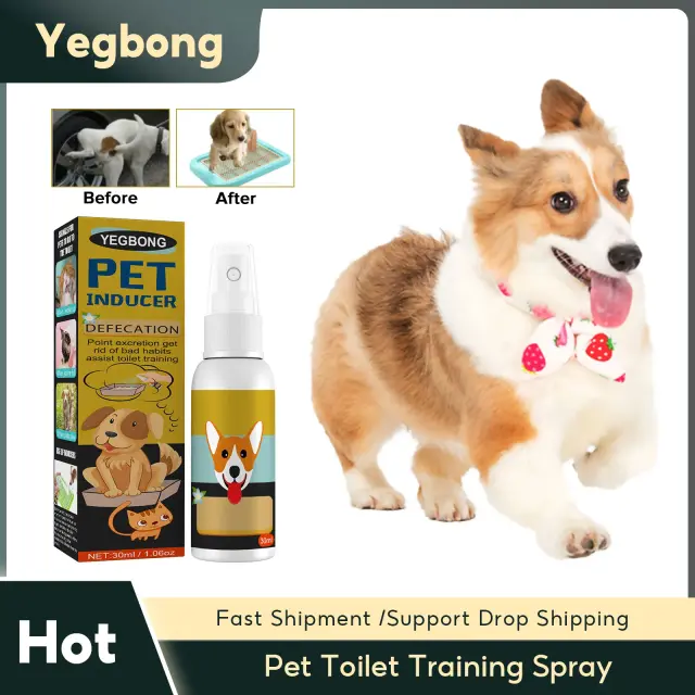 Spray Portátil para Treinamento de Potties: Ideal para Filhotes de Cachorro e Gatos em Ambientes Indoor e Outdoor