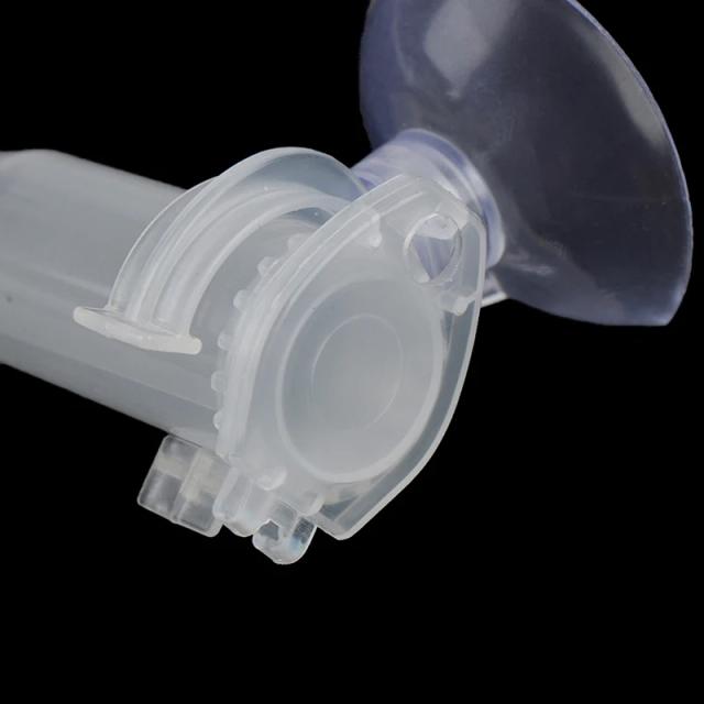 Alimentador Automático de Peixes com Ventosa e Funil Cone para Aquário