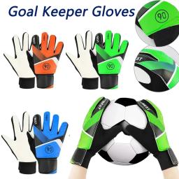Luvas de látex futebol goleiro para crianças e adultos, antiderrapante, impermeável, proteção total dos dedos, futebol, suporte, goleiro - Image 1