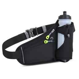 Sacos de cintura com suporte de garrafa de água para homens e mulheres, cinto de hidratação, esportes Fanny Pack, ginásio, corrida, celular, corrida, ciclismo - Image 1
