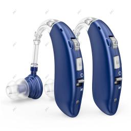 Aparelhos auditivos recarregáveis digitais para idosos, amplificador de som com cancelamento de ruído para adultos, melhor perda auditiva invisível, 2024 - Image 1