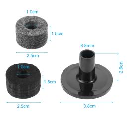 10 Pçs/set Cymbal Stand 25mm Senti Lavar com Mangas Para Tambor Cymbal Stand Prática de Percussão Instrumentos Musicais Acessórios - Image 6