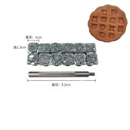 Cerâmica Carving Printing Tool, Olaria Stamp, Emboss Padrão Floral, Bloco de Textura para Argila do Polímero, Modelagem Embossing, Fazendo Suppl - Image 3