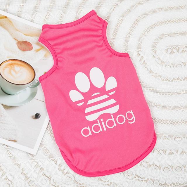 Vestuário Respirável e Colorido para Cães Pequenos: Camisetas Sem Manga para o Verão