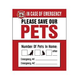 Adesivo alerta interno para animais estimação, etiquetas aviso à prova d'água duráveis, para cães gatos, decalques - Image 4