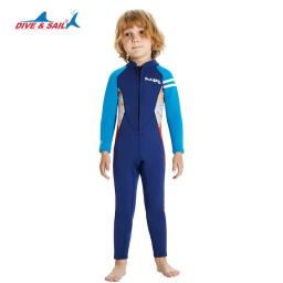 Neoprene Long Sleeves One Piece Swimsuit infantil, roupa de mergulho espessa, natação, mergulho, surf, crianças, inverno, 2,5mm - Image 3