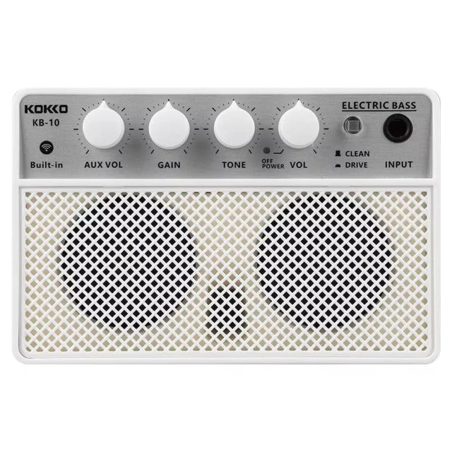Amplificador Mini Bass de 10W com Alto-Falante BT para Baixo Elétrico - Acessórios Essenciais para Músicos