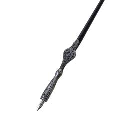 Caneta oblíqua para caligrafia, 1 peça, metal esculpido, artesanato, escritório, antiguidade - Image 3