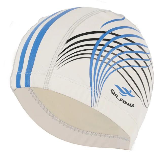 Touca de Natação 2023 para Mulheres e Meninos - Chapéu de Banho com Tampão para Orelhas, Ideal para Praia e Piscina, Cabelo Longo