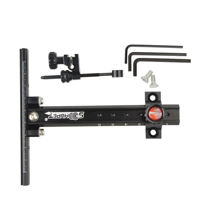 Arco e flecha Recurve Bow Sight, T Sight, Liga de alumínio, Acessórios para esportes ao ar livre, caça, tiro, treinamento, 6 polegadas, 1pc - Image 1