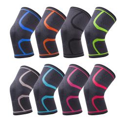 Knitted Nylon Sports Knee Pads, montanhismo ao ar livre, quente, badminton, corrida, Fitness, outono, inverno - Image 6