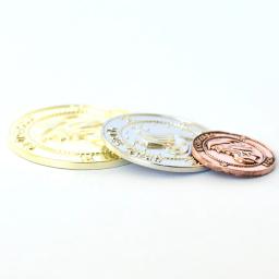 Moedas Comemorativas para Fãs, Ouro do Mundo Mágico, Harris Gringotts, Presente da Coleção, 3 peças por conjunto - Image 4
