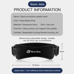 Joelheiras De Nylon Ginásio, Equipamento De Proteção, Suporte De Joelheira Patela, Esportes, Fitness, Corrida, Basquete, Voleibol - Image 6