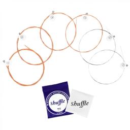 Cordas de guitarra elétrica com revestimento anti-ferrugem, Núcleo de aço carbono alto, Ferida de aço níquel, 6pcs por conjunto - Image 5