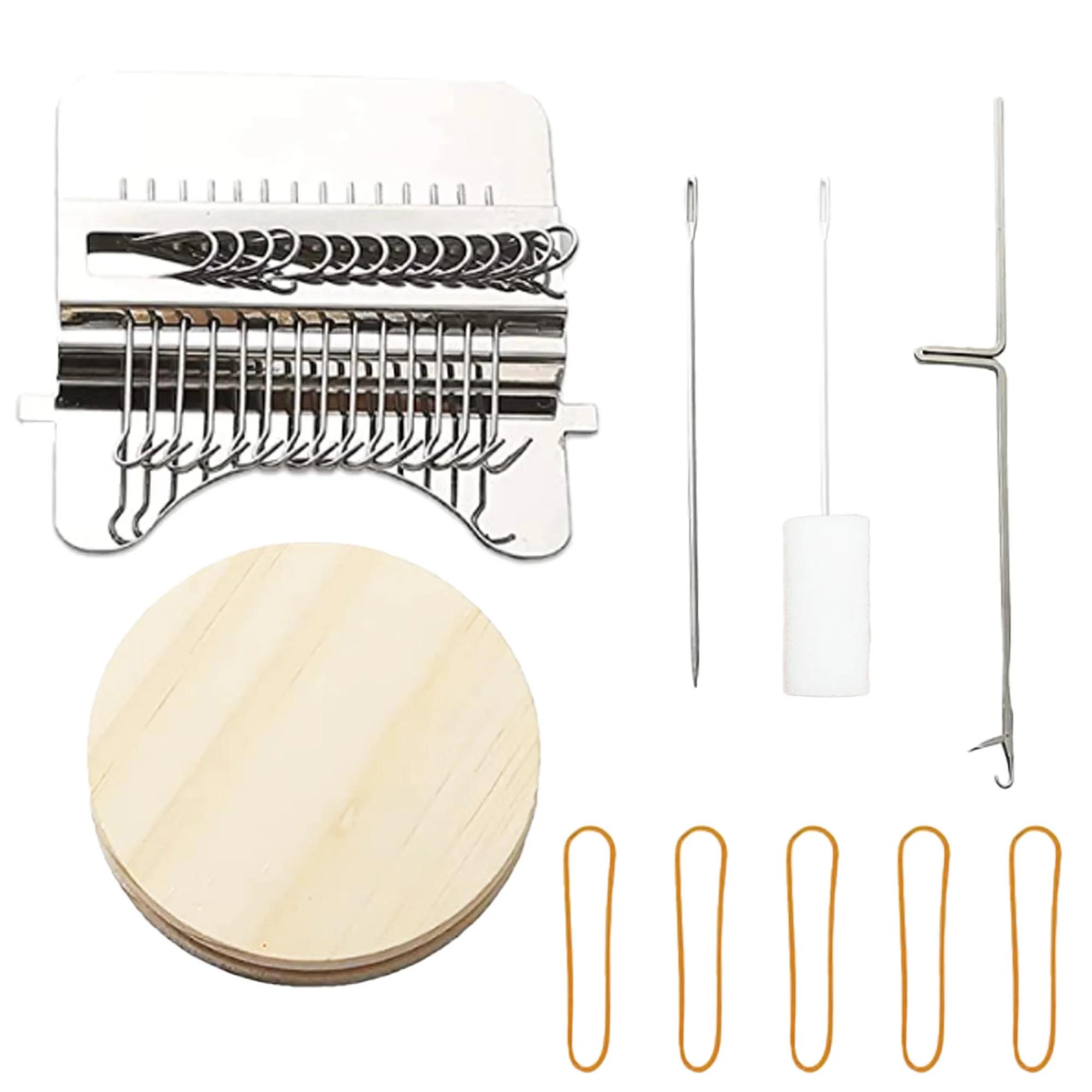Kit de ferramentas de tricô doméstico pequeno, mini tecelagem, conserto de roupas, ferramenta de reparo artesanal, fácil de transportar - Image 1