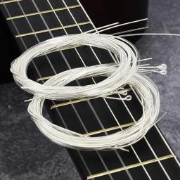Nylon guitarra cordas para Musical, suprimentos compactos, melodias suaves, Clear - Image 2