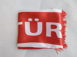 Poliéster impresso cetim bandeira cachecol, esportes cachecol, Turquia e turcos fãs uso, pescoço urdidura - Image 5