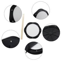 Dumb Kits de Bateria para Iniciantes, Jazz Bateria, Prática Pad, Instrumento de Percussão, Instrumento Musical, Baquetas ABS, 10 em - Image 5