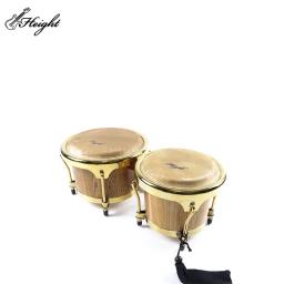 Bongo-instrumento de percussão, feito de madeira e metal, adequado para adultos, crianças, iniciantes, profissionais - Image 5