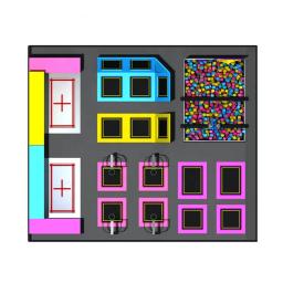 Trampolim interior para crianças e adolescentes, Shopping Mall, Gym jumping Bed - Image 6