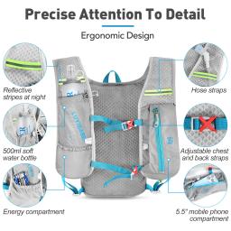 NEWBOLER-Outdoor Ciclismo hidratação mochila, sacos de bicicleta, esporte, escalada, caminhadas, MTB, bicicleta de estrada, 5L - Image 5