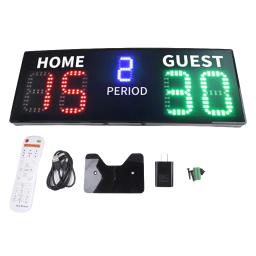 Placar eletrônico portátil para bilhar, acessórios do controle remoto, tênis, basquetebol, fósforo - Image 3