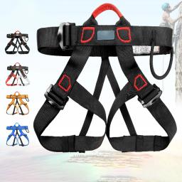 Arnês de segurança para rocha ao ar livre para homens e mulheres, cinto de escalada, meio corpo, presente ideal para crianças - Image 1