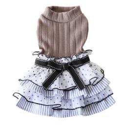 Cães e Gatos Vestido Polka Dot Design Pet Puppy Camisa Primavera/Verão Roupas Outfit 3 Cores - Image 3