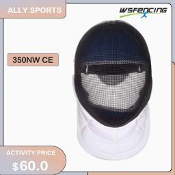 WSFENCING-Máscara de esgrima para adultos e crianças, Equipamento de esgrima certificado CE, Capacete EDC, 350NW - Image 1