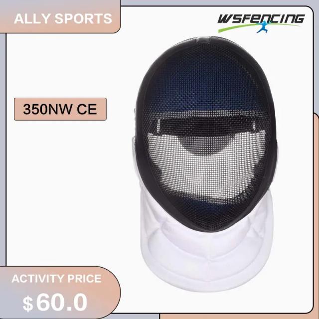Máscara de Esgrima Certificada CE para Adultos e Crianças - Equipamento EDC de Alta Proteção 350NW