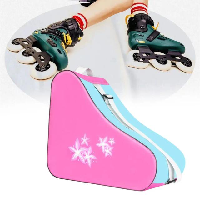 Bolsa Versátil para Patins com Alça Ajustável - Ideal para Patins Quad, Hóquei no Gelo e Esportes de Inverno