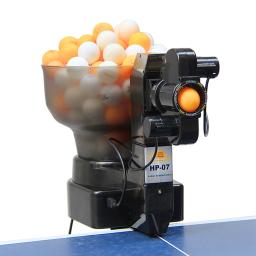 Máquina De Tênis De Mesa Para Treinamento Solo, Robô Ping Pong Ball, Regulação Automática, 40mm - Image 1