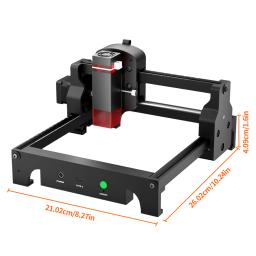 Máquina De Gravação A Laser De Alta Precisão, Mini Máquina De Corte Para Madeira Acrílica E Couro, 2.5W, 3.5W - Image 6