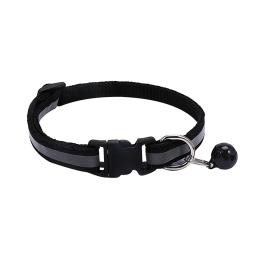 Colar de gato de nylon personalizado com sino, leve, reflexivo, resistente, para gatinhos menina e menino, xqmg - Image 4