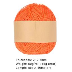 50m atualizar luminoso chunky fio brilho no escuro fluorescente fio tricô brilho linha diy artesanal poliéster costura suprimentos - Image 4