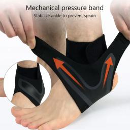 1PC Esportes de Fitness Tornozelo Brace Compressão Ajustável Tornozelo Suporte Tendon Pain Relief Strap Foot Entorse Lesão Envoltório Basquete - Image 2