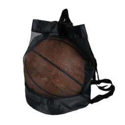 Voleibol bola de futebol armazenamento mochila ombro mensageiro bagbasketball mochila metade net drawstring equipamentos esportivos saco líquido - Image 2