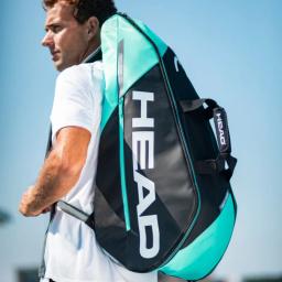 HEAD raqueteira tênis mochila Cabeça saco de tênis djokovic raquete de tênis saco de badminton padel raquete de tênis para 9 tenis raquete saco cabeça tenis bolsa HEAD mochila beach tennis bolsa - Image 1