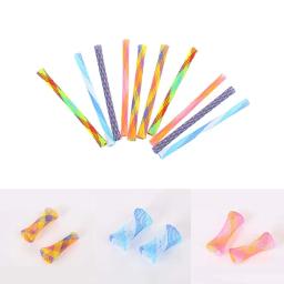 Vara de brinquedo mola dobrável para gato, salto multicolorido, interativo Pet Supplies, vara livre, gato pequeno, 10 saco - Image 1