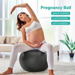 65cm pvc bolas de fitness yoga bola engrossado à prova de explosão exercício em casa ginásio pilates equipamentos bola de equilíbrio - Image 2