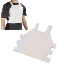 Cinta torácica para tensão muscular, cinta respirável, suporte esterno e tórax, suporte interno, costelas - Image 1