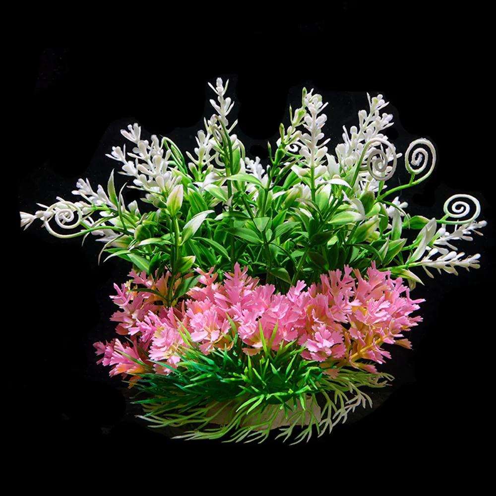 Artificial Water Plant para Fish Tank Paisagem, fundo de aquário ornamentos, aquático Pet Supplies, Decoração Simulação, 1pc - Image 1